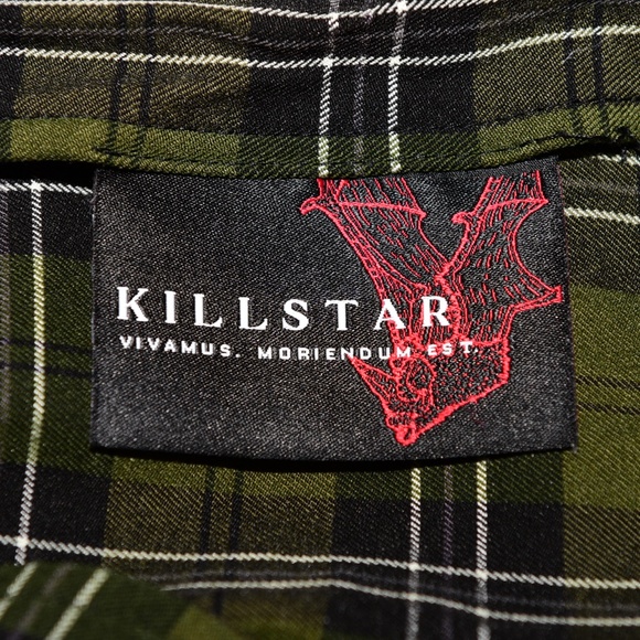 Killstar Plaid Mini Skirt - Picture 4 of 6